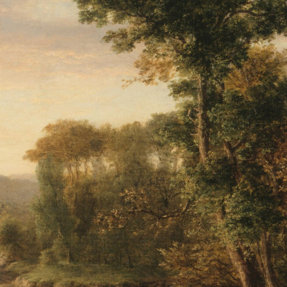Attraversando Il Guado George Inness gin19 quadro stampato su tela