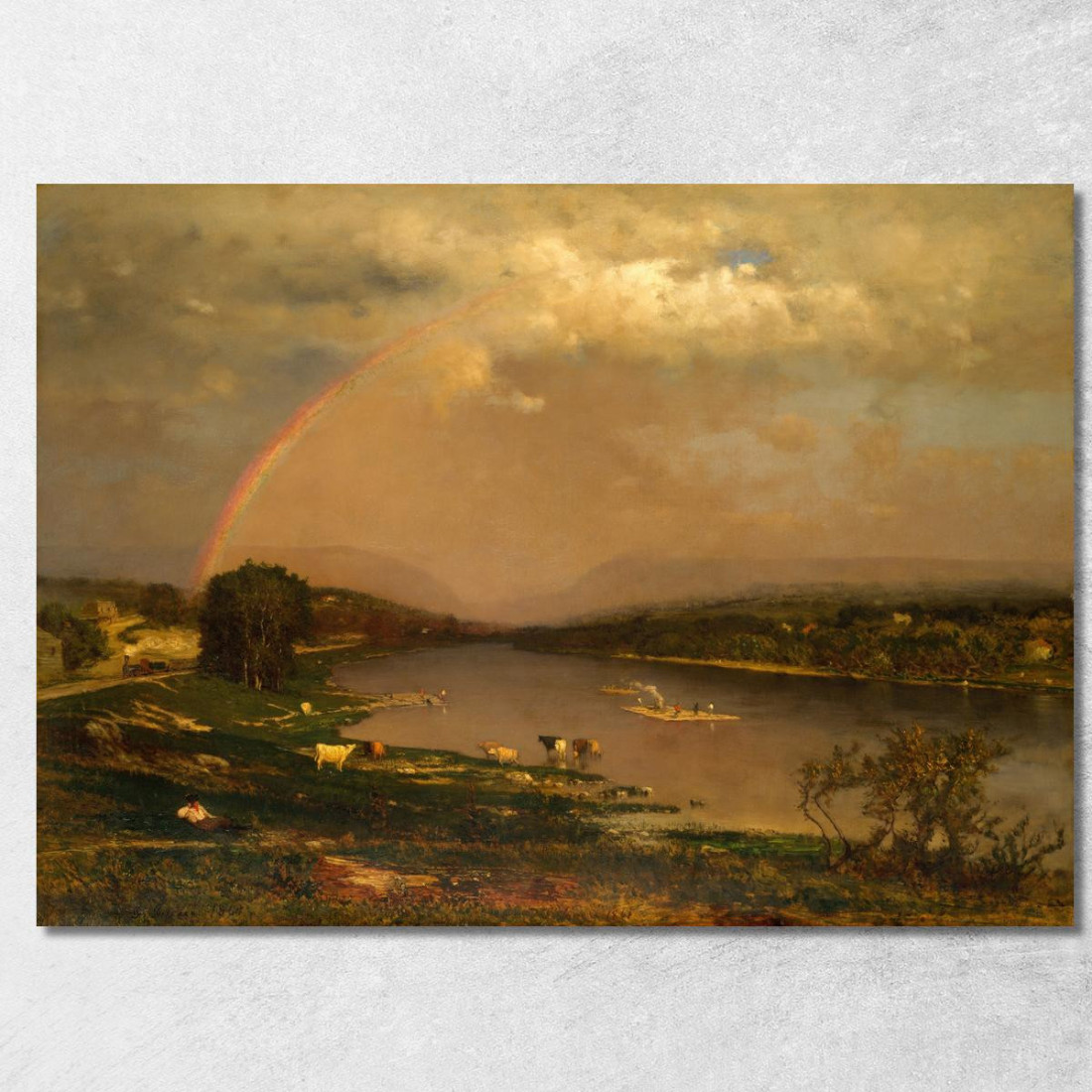 Gola Del Fiume Delaware George Inness gin20 quadro stampato su tela