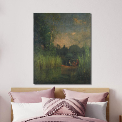 Crepuscolo Tra I Cespugli Alexandria Bay George Inness gin22 quadro stampato su tela