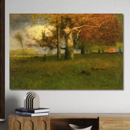Inizio Autunno A Montclair George Inness gin23 quadro stampato su tela