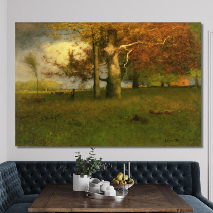 Inizio Autunno A Montclair George Inness gin23 quadro stampato su tela