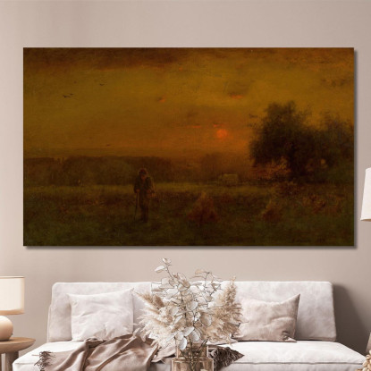 Bagliore Serale George Inness gin28 quadro stampato su tela