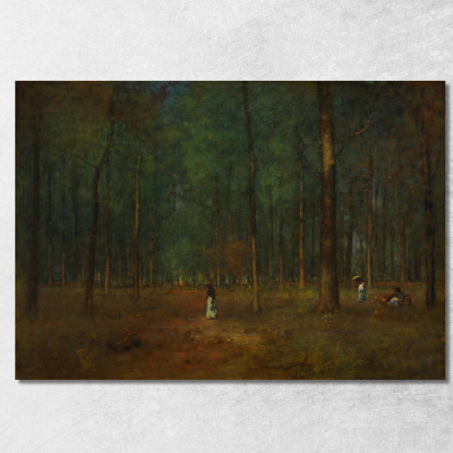 Pini Della Georgia George Inness gin31 quadro stampato su tela