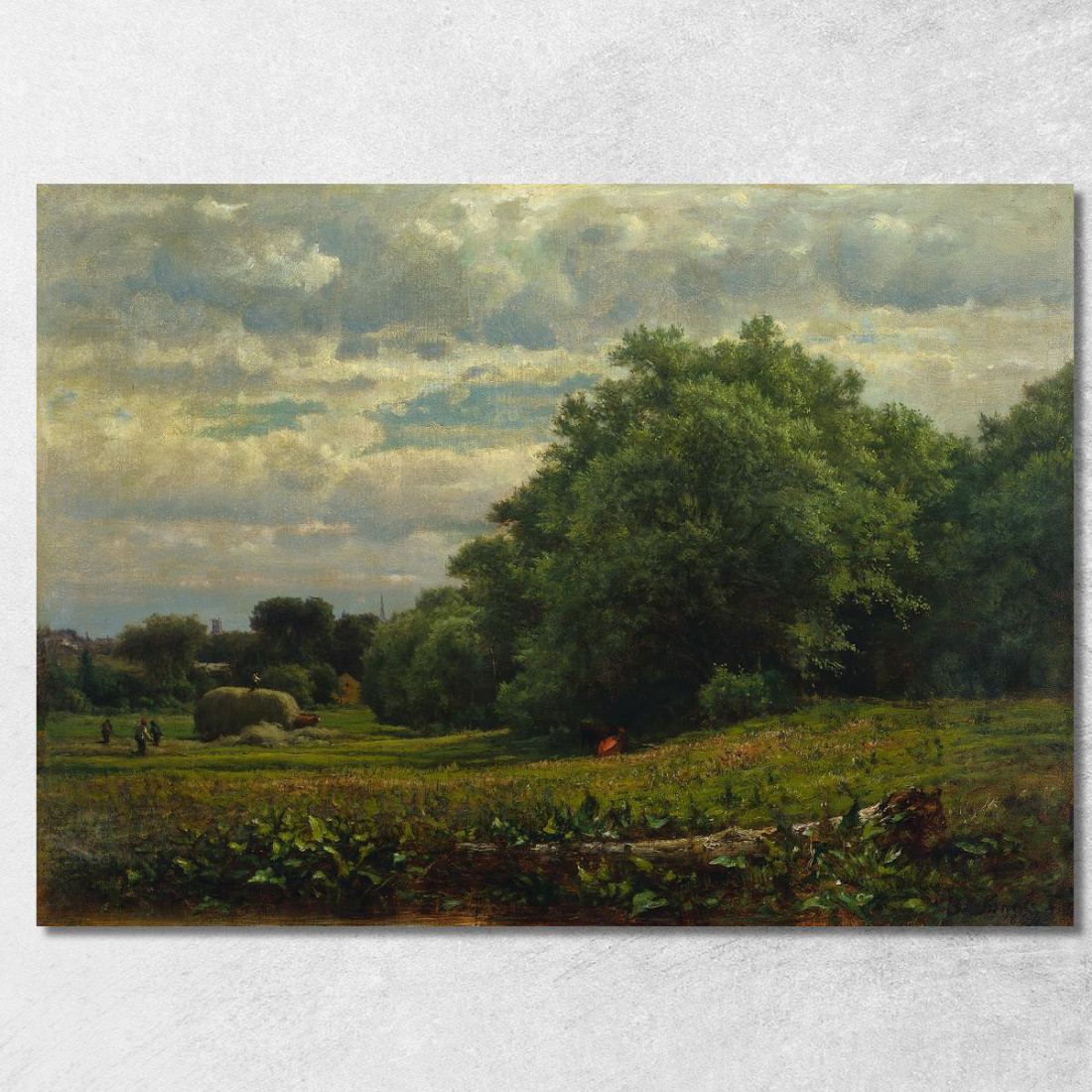 Tempo Di Raccolto George Inness gin36 quadro stampato su tela