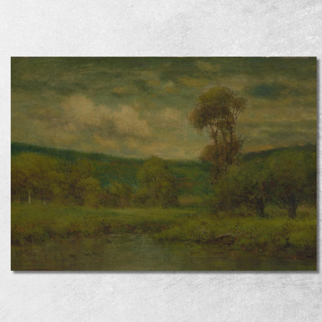 Paesaggio 2 George Inness gin47 quadro stampato su tela