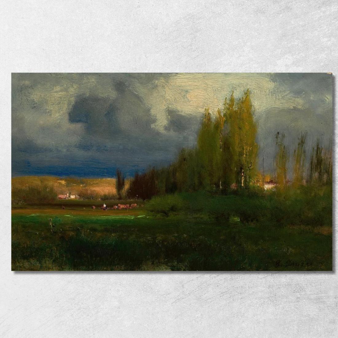 Studio Di Paesaggio George Inness gin52 quadro stampato su tela