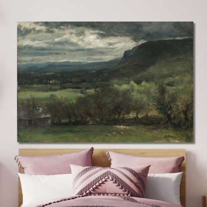 Montclair New Jersey George Inness gin60 quadro stampato su tela