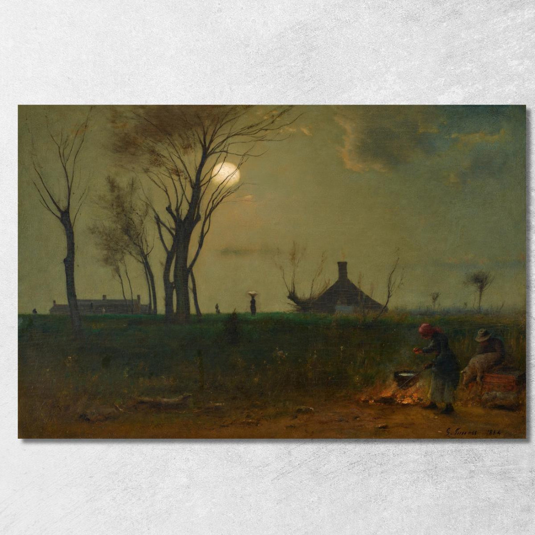 Chiaro Di Luna In Virginia George Inness gin61 quadro stampato su tela