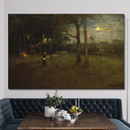 Chiaro Di Luna A Tarpon Springs George Inness gin62 quadro stampato su tela
