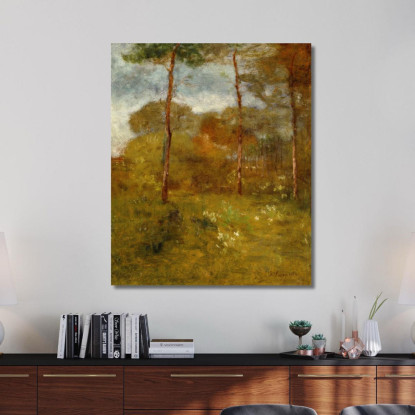 Strada Arancione Tarpon Springs George Inness gin72 quadro stampato su tela
