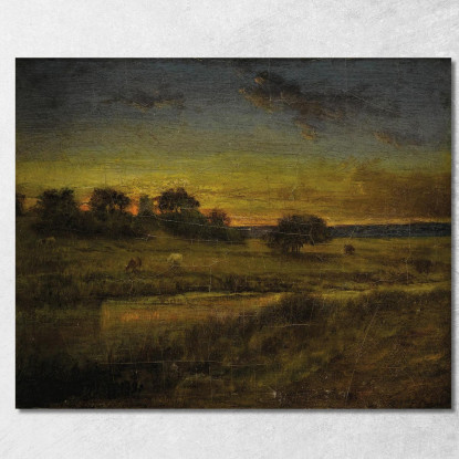 Pascio All'Alba George Inness gin74 quadro stampato su tela