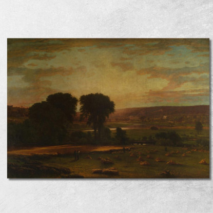 Pace E Abbondanza George Inness gin75 quadro stampato su tela