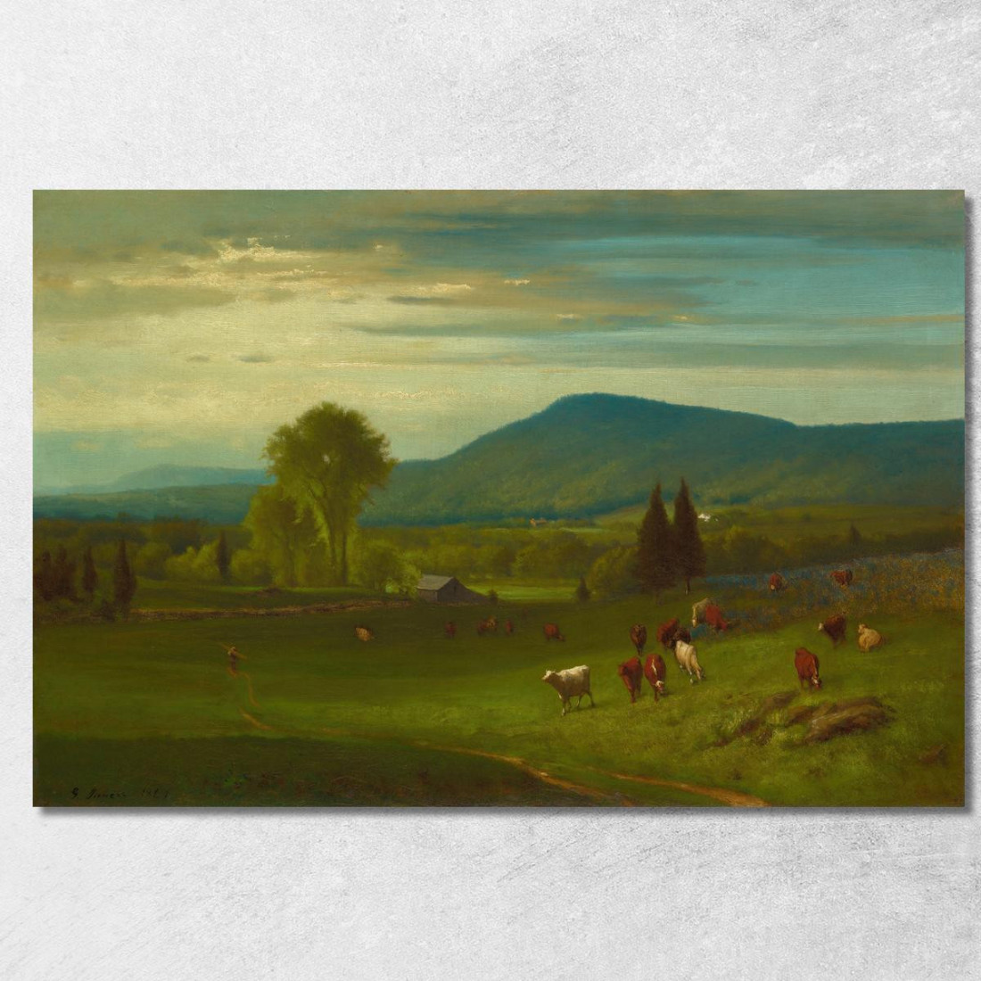 Estate Nei Catskills George Inness gin82 quadro stampato su tela