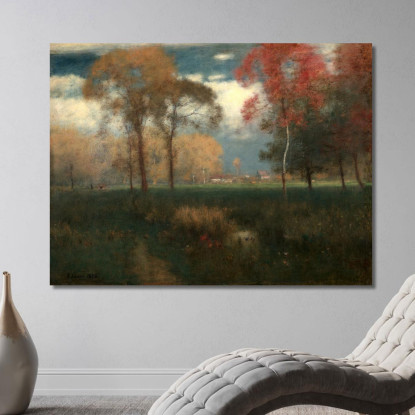 Giornata Autunnale Soleggiata George Inness gin84 quadro stampato su tela