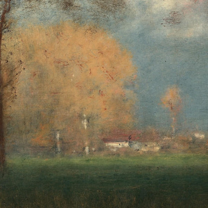 Giornata Autunnale Soleggiata George Inness gin84 quadro stampato su tela