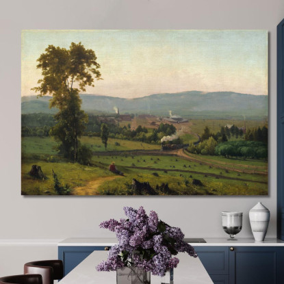 La Valle Di Lackawanna George Inness gin94 quadro stampato su tela