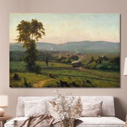 La Valle Di Lackawanna George Inness gin94 quadro stampato su tela