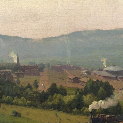 La Valle Di Lackawanna George Inness gin94 quadro stampato su tela