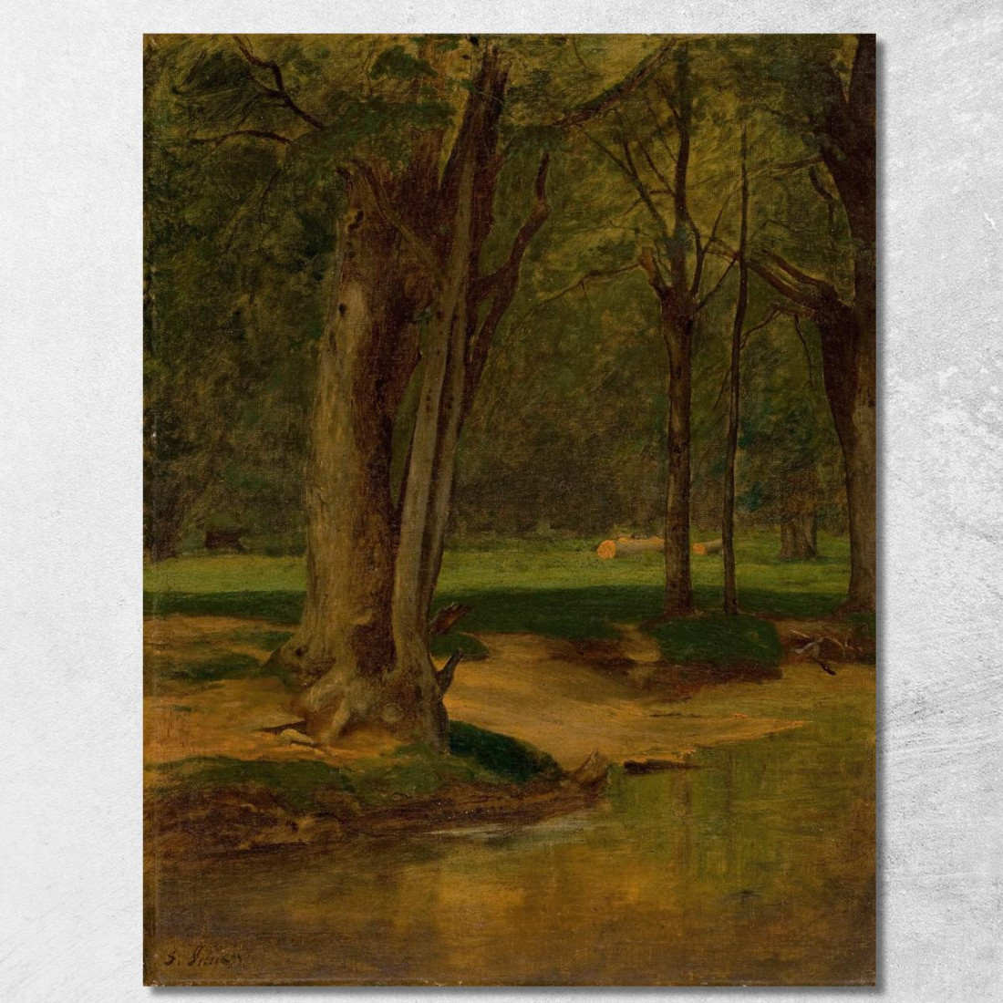 Ruscello Di Trote North Conway George Inness gin106 quadro stampato su tela