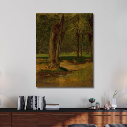 Ruscello Di Trote North Conway George Inness gin106 quadro stampato su tela