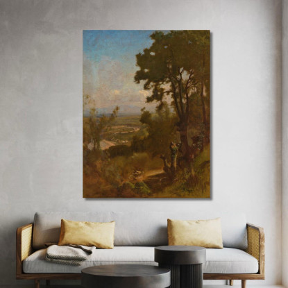 Valle Vicino A Perugia George Inness gin108 quadro stampato su tela