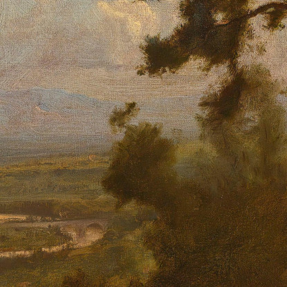 Valle Vicino A Perugia George Inness gin108 quadro stampato su tela