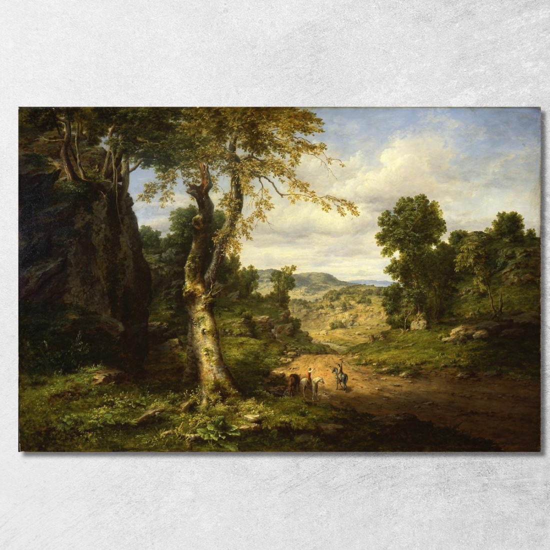 Veduta Nella Contea Di Berkshire Massachusetts Dopo Una Tempesta Di Settembre George Inness gin109 quadro stampato su tela