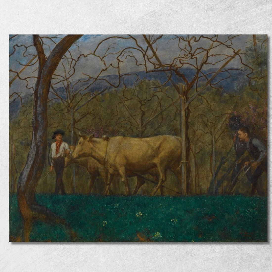 Crepuscolo Sul Lago Di Garda Hans Thoma hth31 quadro stampato su tela