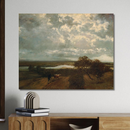 Paesaggio Del Meno Hans Thoma hth50 quadro stampato su tela