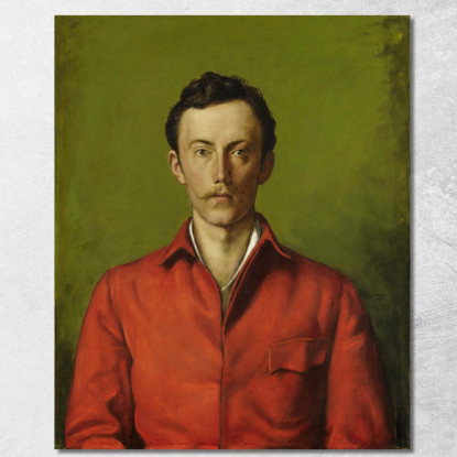 Ritratto Del Principe Federico Carlo D'Assia Hans Thoma hth62 quadro stampato su tela