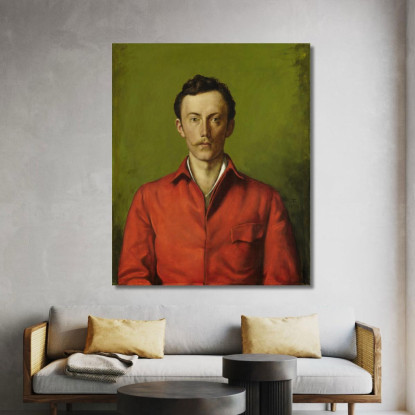 Ritratto Del Principe Federico Carlo D'Assia Hans Thoma hth62 quadro stampato su tela