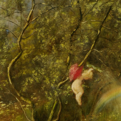 Primavera Hans Thoma hth70 quadro stampato su tela