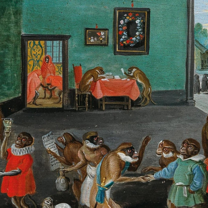 Un'Allegoria Della Tulipomania Jan Brueghel the Younger jby12 quadro stampato su tela