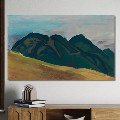 Paesaggio Nell'Alta Stiria Karl Wiener kwn309 quadro stampato su tela