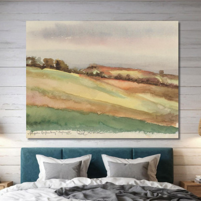 Landschaft Kahlenberg Karl Wiener kwn311 quadro stampato su tela