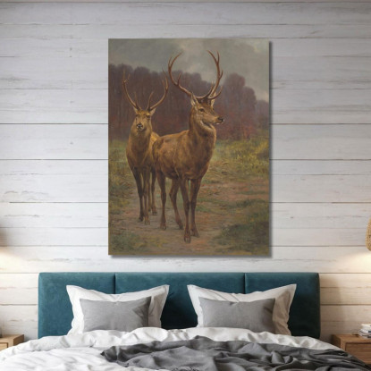 Monarchi Della Foresta Rosa Bonheur rbn31 quadro stampato su tela