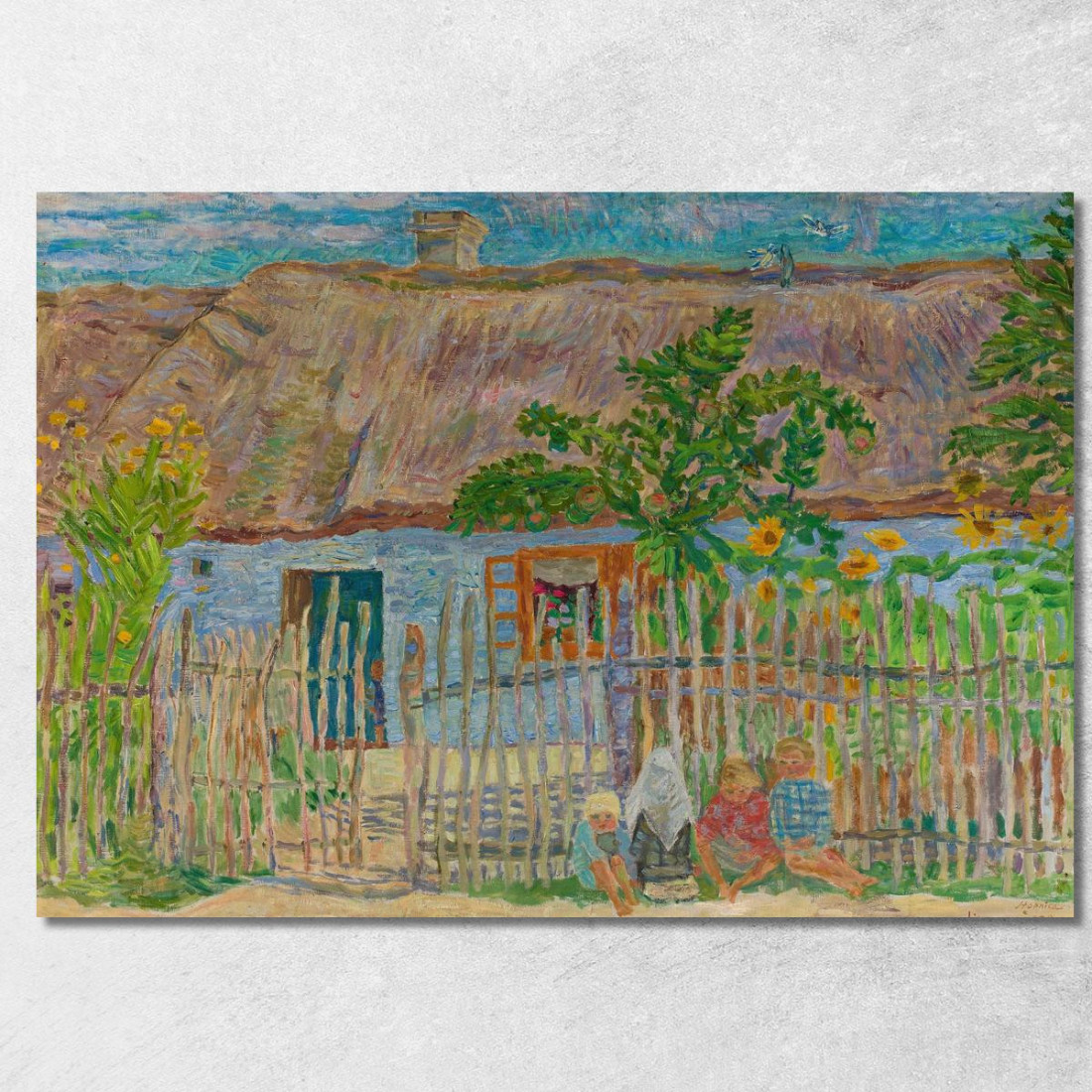 Casetta Zygmunt Waliszewski zwl9 quadro stampato su tela