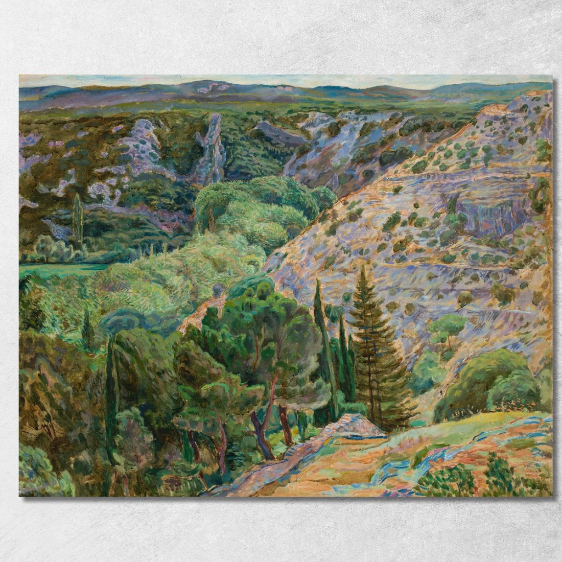 Paesaggio Da Angles Zygmunt Waliszewski zwl23 quadro stampato su tela