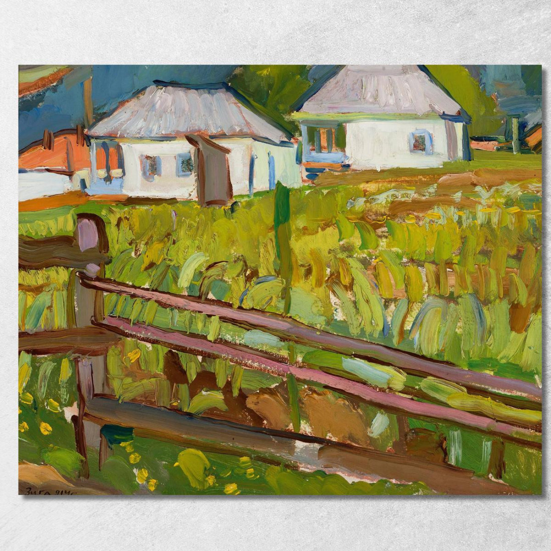 Paesaggio Zygmunt Waliszewski zwl24 quadro stampato su tela
