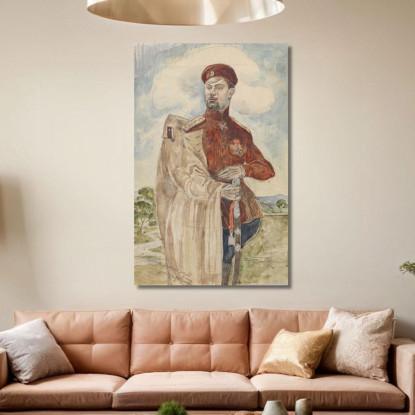 Ritratto Del Cognato Dell'Artista Kirill Zdanevich Zygmunt Waliszewski zwl35 quadro stampato su tela