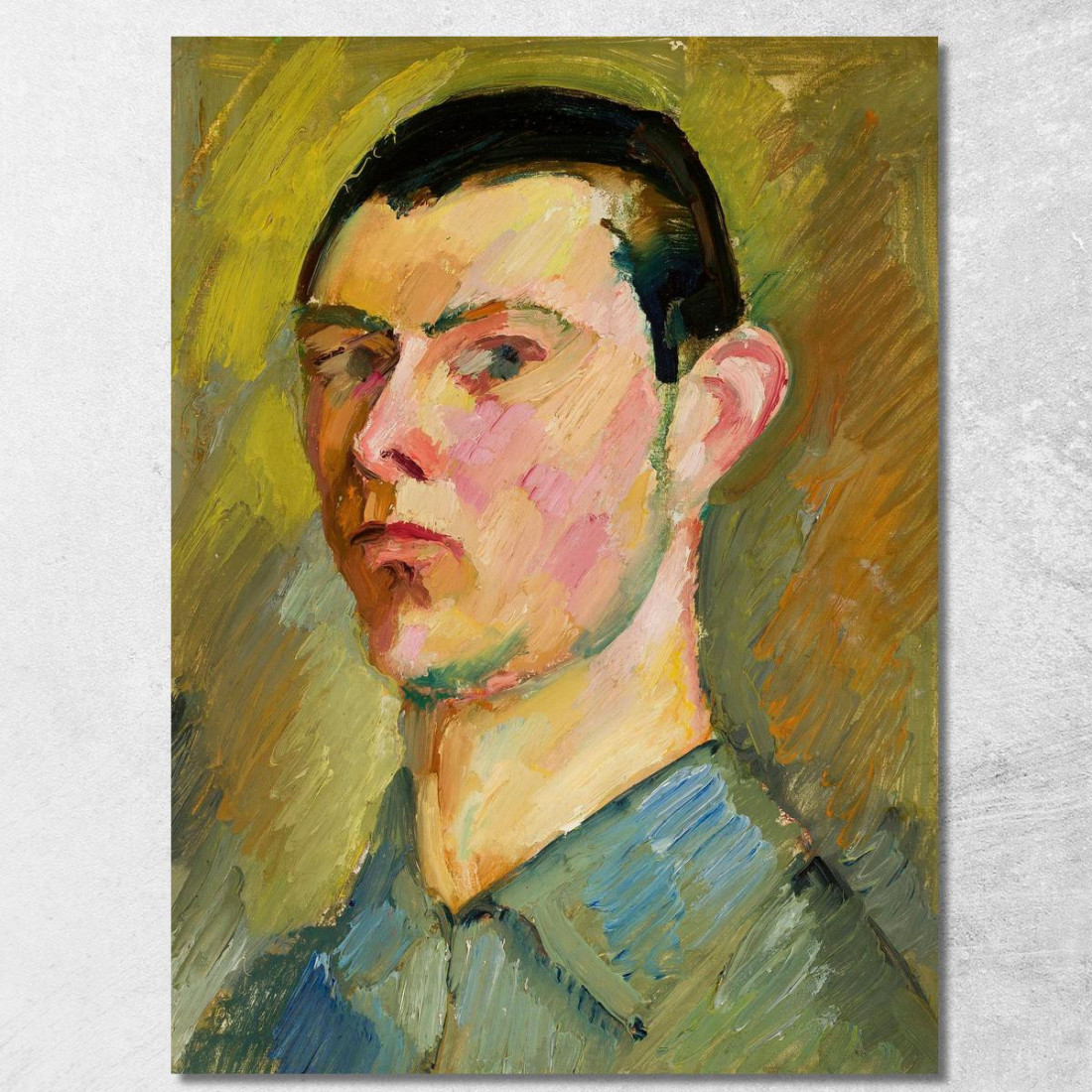Autoritratto Zygmunt Waliszewski zwl42 quadro stampato su tela