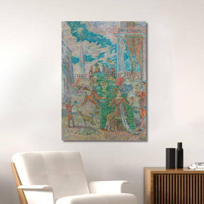 Il Banchetto Zygmunt Waliszewski zwl54 quadro stampato su tela