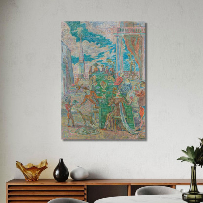 Il Banchetto Zygmunt Waliszewski zwl54 quadro stampato su tela