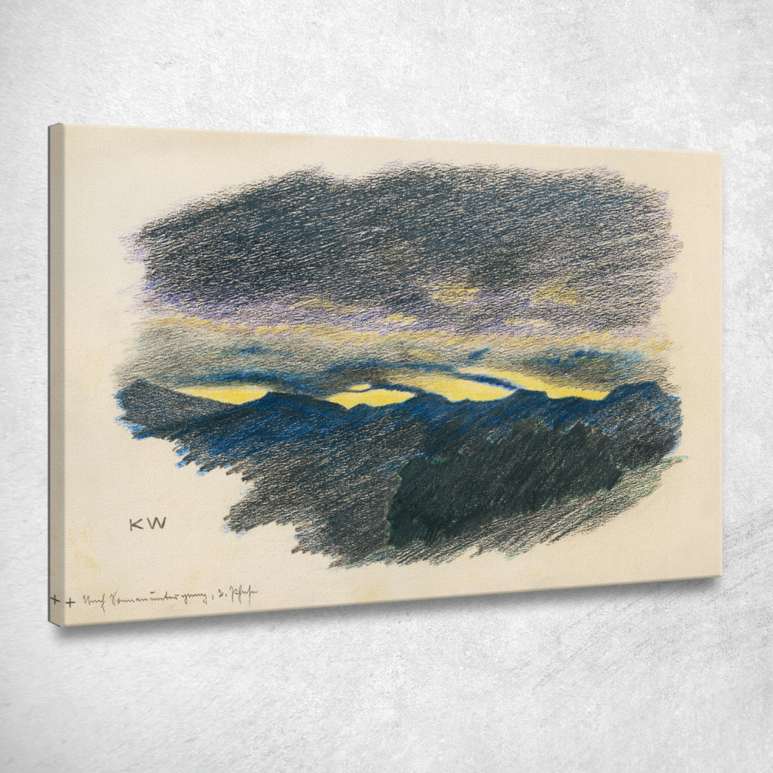 Studi Sulla Natura 42 Karl Wiener kwn392 quadro stampato su tela