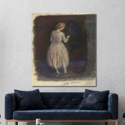 Figura Femminile Senza Titolo 2 Karl Wiener kwn517 quadro stampato su tela