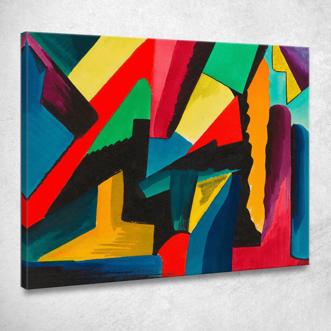Senza Titolo Ii 3 Karl Wiener kwn538 quadro stampato su tela
