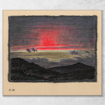 Studio Sulla Natura Senza Titolo Ii Karl Wiener kwn572 quadro stampato su tela