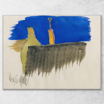 Schizzi Senza Titolo 10 Fogli Ii Karl Wiener kwn590 quadro stampato su tela