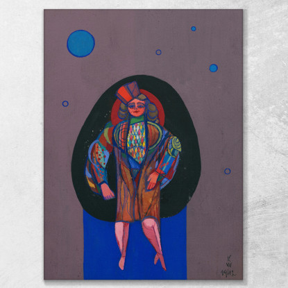 Senza Titolo Vi 2 Karl Wiener kwn598 quadro stampato su tela