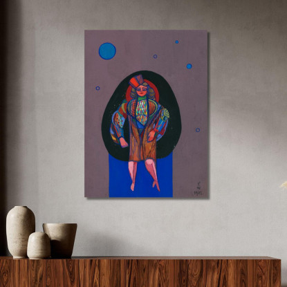 Senza Titolo Vi 2 Karl Wiener kwn598 quadro stampato su tela